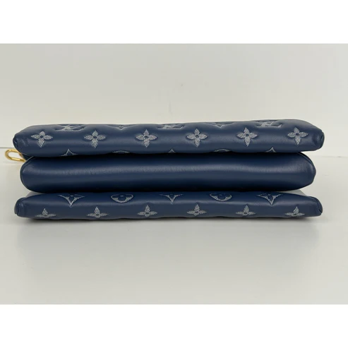 Louis Vuitton Coussin PM Blue Denim Monogram Shoulder Crossbody Bag - Image 4
