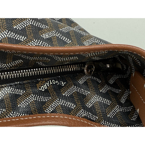 Goyard Goyardine Boheme PM Black/brown Canvas Women's Shoulder Bag - Image 7