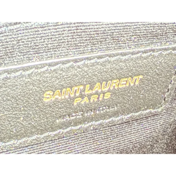 Saint Laurent Loulou Small Shoulder Bag in Celosia Orange Quilted Fabric (2024) - Image 17