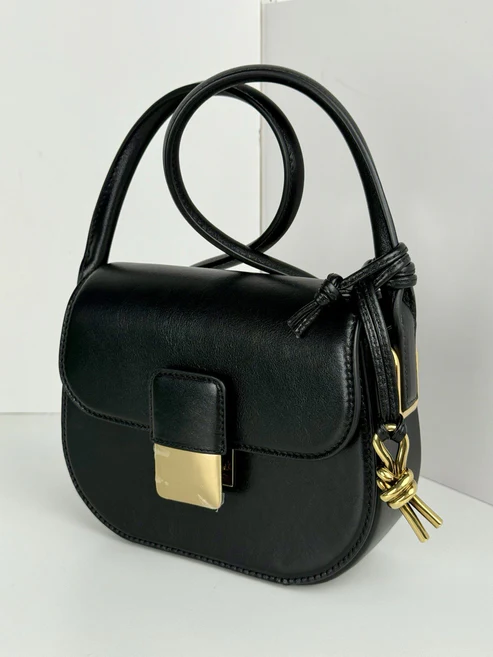 Bottega Veneta Black Mini Desiree Crossbody Women's Bag