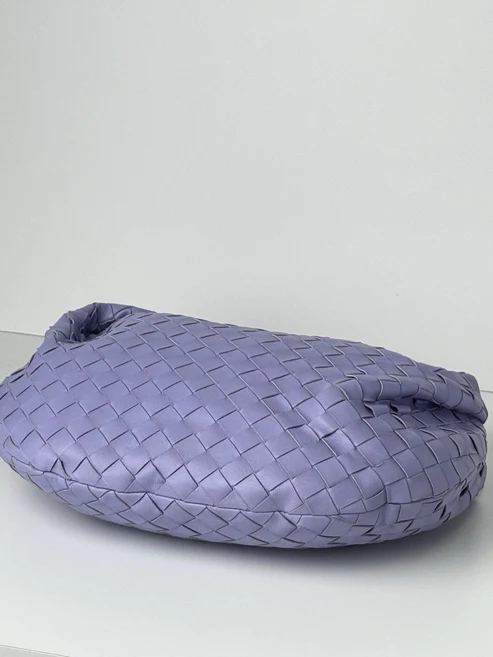 Bottega Veneta Teen Jodie Bag Purple Intrecciato Leather - Image 4