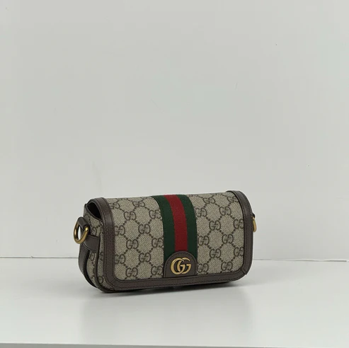 GUCCI OPHIDIA GG Monogram Supreme Mini SHOULDER BAG - Image 3
