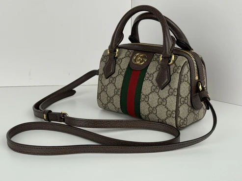 Gucci Ophidia Top Handle Mini Women's Shoulder Bag