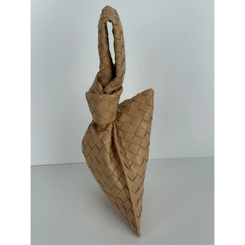 BOTTEGA VENETA BV Twist Intrecciato Mini Women's Bag in Beige - Image 12
