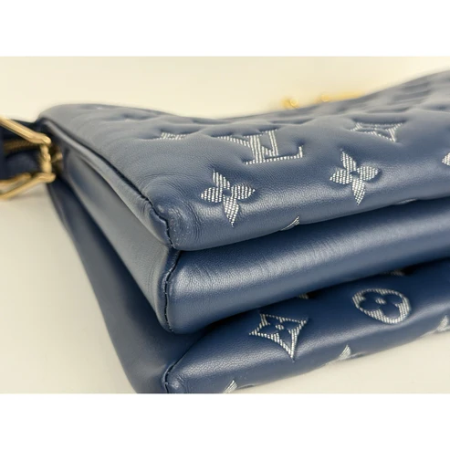 Louis Vuitton Coussin PM Blue Denim Monogram Shoulder Crossbody Bag - Image 5