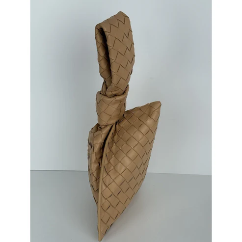BOTTEGA VENETA BV Twist Intrecciato Mini Women's Bag in Beige - Image 8