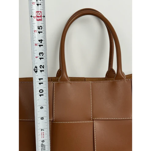 Bottega Veneta Nappa Maxi Intrecciato Men’s Arco Tote in Wood - Image 13