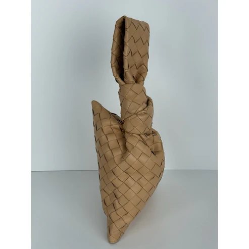 BOTTEGA VENETA BV Twist Intrecciato Mini Women's Bag in Beige - Image 4