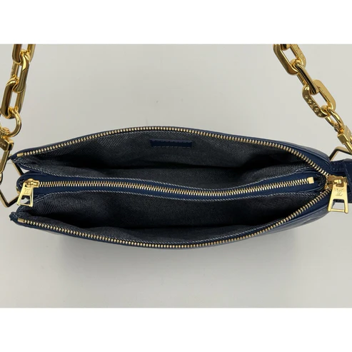 Louis Vuitton Coussin PM Blue Denim Monogram Shoulder Crossbody Bag - Image 7