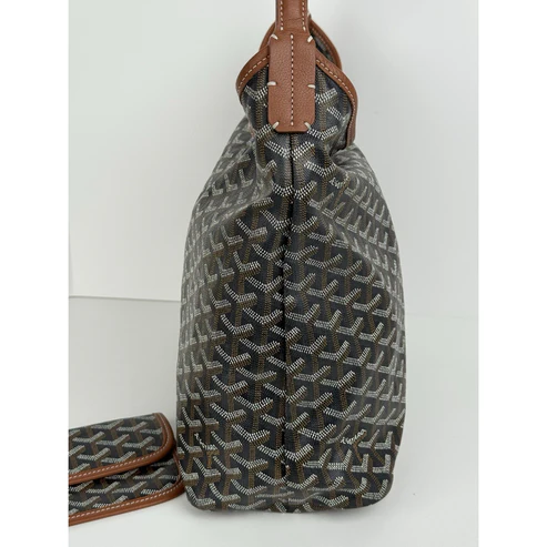 Goyard Goyardine Boheme PM Black/brown Canvas Women's Shoulder Bag - Image 10