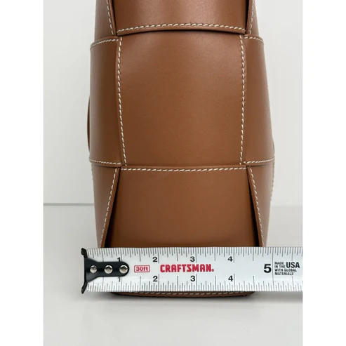 Bottega Veneta Nappa Maxi Intrecciato Men’s Arco Tote in Wood - Image 15