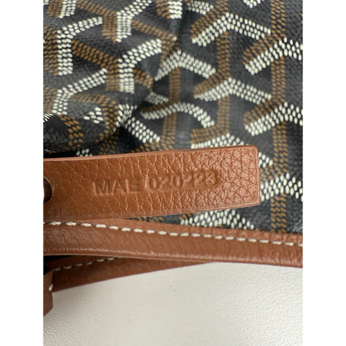 Goyard Goyardine Boheme PM Black/brown Canvas Women's Shoulder Bag - Image 9