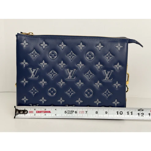Louis Vuitton Coussin PM Blue Denim Monogram Shoulder Crossbody Bag - Image 11