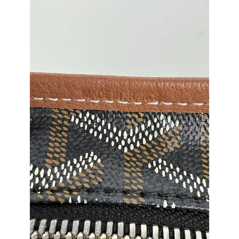 Goyard Goyardine Boheme PM Black/brown Canvas Women's Shoulder Bag - Image 15