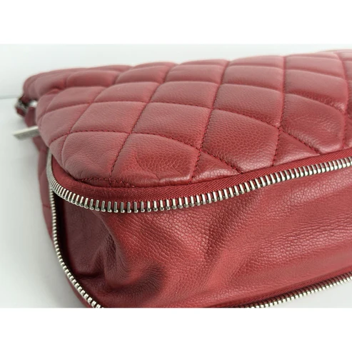 Chanel Timeless Petite Tote in Red Caviar Leather with Gold Hardware - Image 12