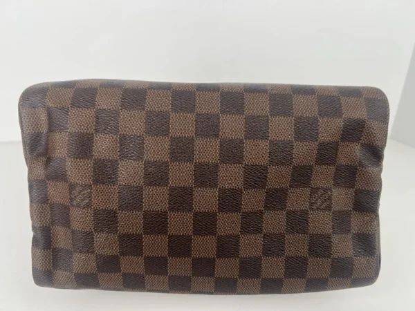 LOUIS VUITTON Speedy Bandouliere 25 Damien Ebene Canvas Shoulder Bag (2017) - Image 3