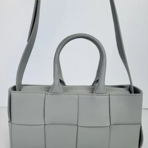 Bottega Veneta East-West Arco Tote Bag in Gray